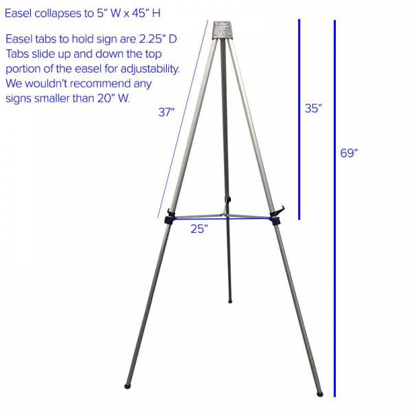 Quick Fold Easel Event Rentals Premiere Events