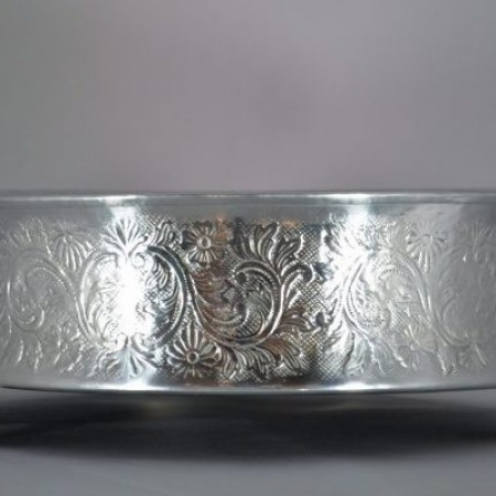 Cake Stand, Round Silver