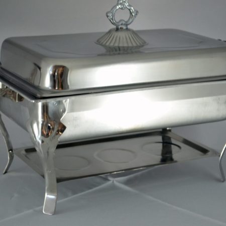 Chafer, Stainless WIth Wood Handle