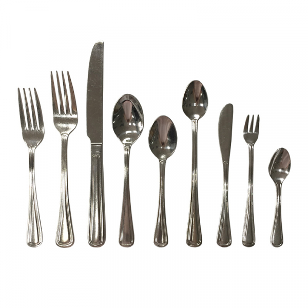 Capri Brushed Gold Flatware Rentals - Premiere Events Austin TX