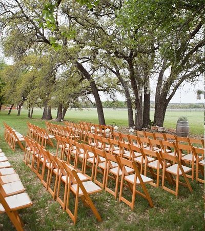 Natural Wood Folding Chair