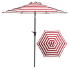 Red and White Stripe Umbrella