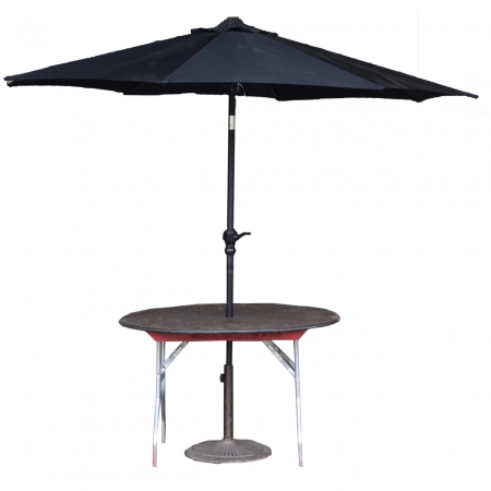 Table, Round With Umbrella