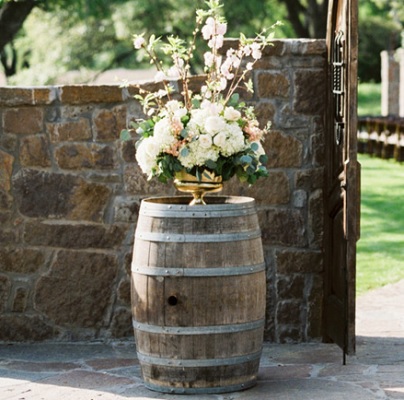 Wine Barrel Cocktail table