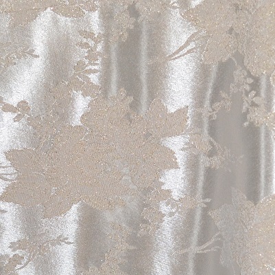 Silver Poly Brocade Rental Linen