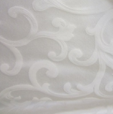 White Maple Scroll Rental Linen