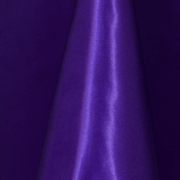 PURPLE SATIN RENTAL LINEN