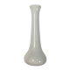 6.25in Plain White Ceramic Bud Vase