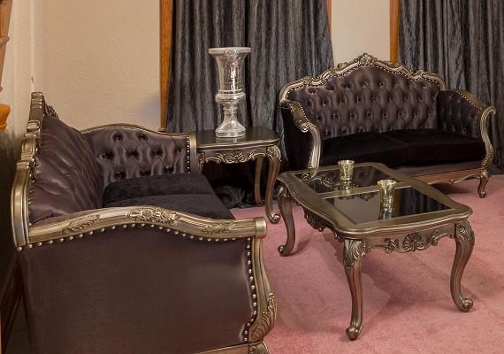 Pewter Versailles Furniture Rentals
