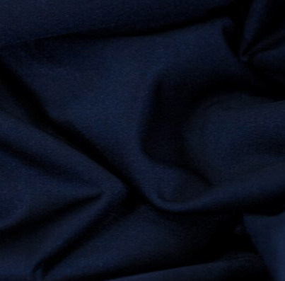 Navy Blue Spandex Linen