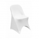 White Spandex Folding Chair Cover