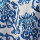 Blue Batik linen