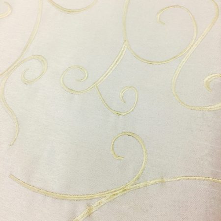Nova Swirl White Rental Linen