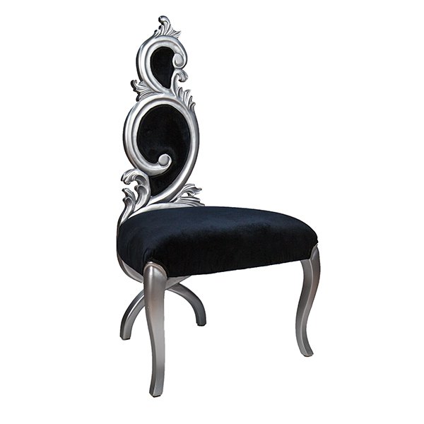 Silver Baroque Chair