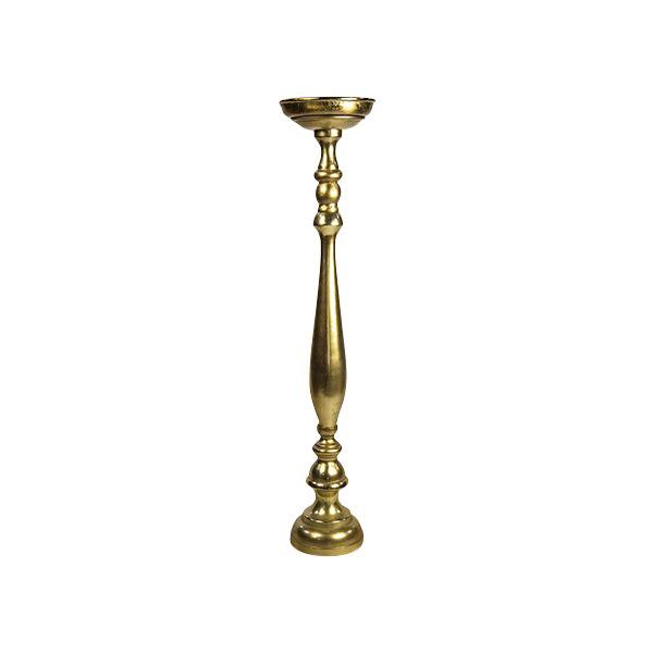 32 Brushed Gold Candlestick (Floral Stand) Rentals