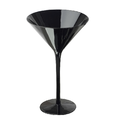 Midnight Martini Glassware Rentals