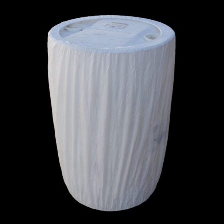 White Plastic Barrel Cover