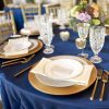 Gold and Navy Tablescape