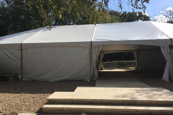 White Tent Sidewalls Keedered