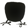 Black Chiavari Chair Pad with Ties