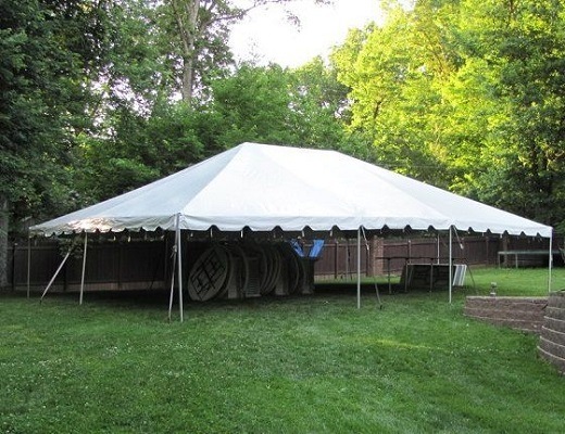 White Top Frame Tent