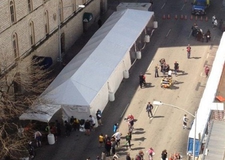 Structure Tents in Downtown Austin