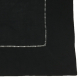 Black Hemstitch Rental Linen