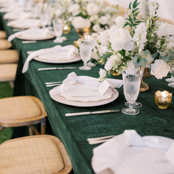 Hunter Velvet | Linen Rentals | Premiere Events