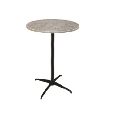 Brushed Aluminum Cocktail Table