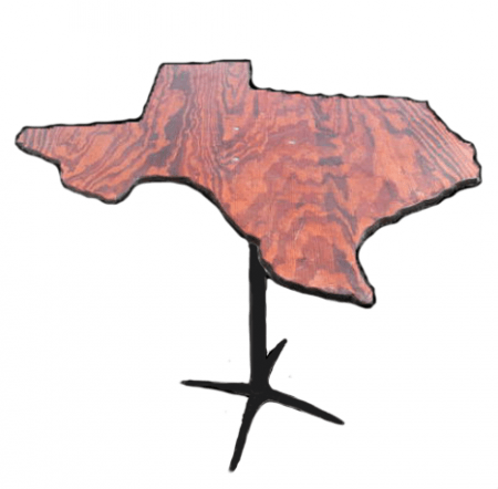 Texas Shaped Cocktail Table