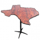 Texas Shaped Cocktail Table