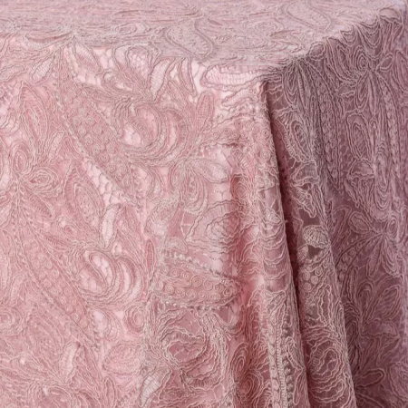 Blush Lace Overlay