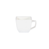 White Square Coffee Tea Cup