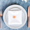 Heirloom Linen China and Rose Gold Lucca