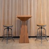 Manchester Bar Stool and Wood Euro Cocktail Table