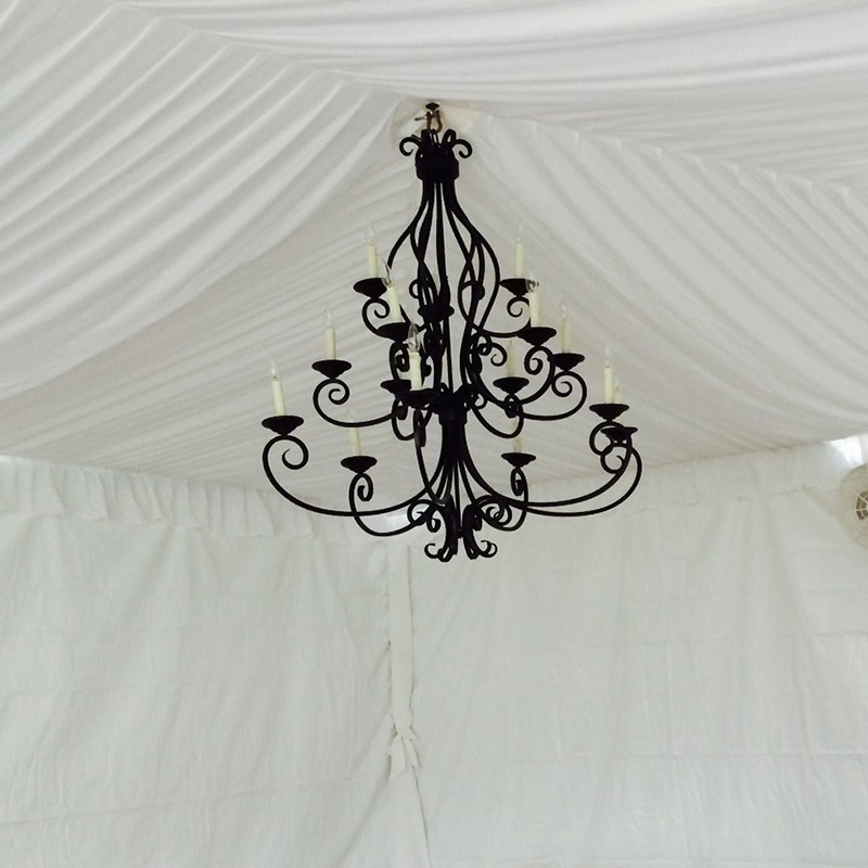 Tent chandelier store