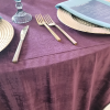Eggplant Fresco Etched Velvet - Image 3