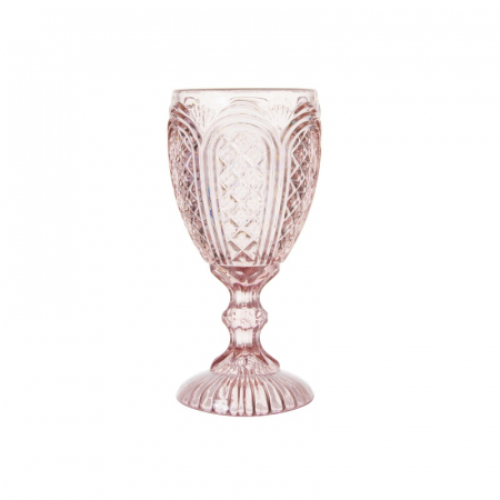 Pink Carousel Vintage Goblet
