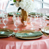 Coral Majestic Linen and Valore Beverage Goblet