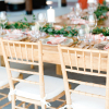 Natural Wood Chiavari Chair with Chair Pads with Ties