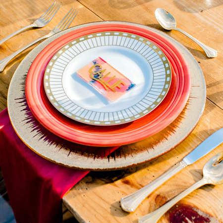 Persimmon Fiestaware Dinner Plate