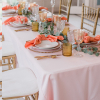 Rose Petal Lamour, Amber Olivia, Amber Lido, Saffron Brushed Satin Napkin