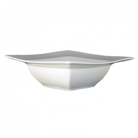 Square Porcelain Bowl With Edge
