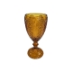 Amber Carousel Vintage Goblet