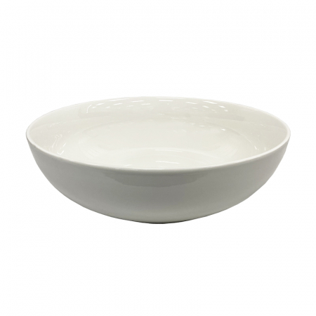 Ultra White Round Porcelain Bowl, 15" (7QT)