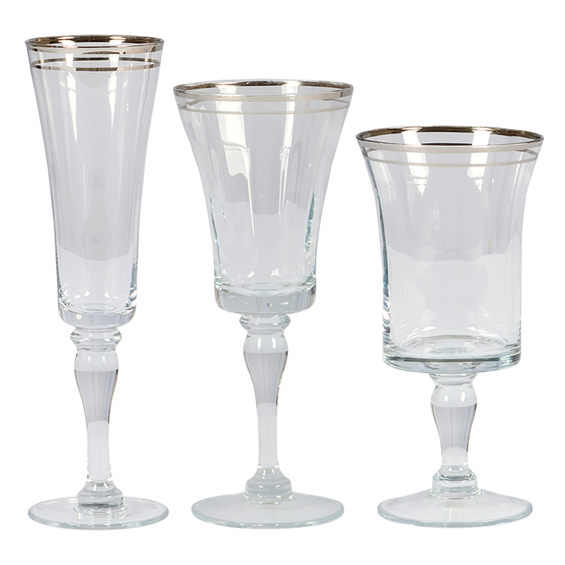 Glassware - Wine Glass Fancy 8 oz – Affordable & Luxury Event Rentals