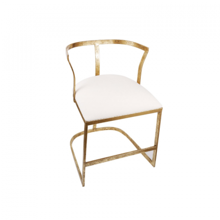 Gold Strapless Contemporary Chair