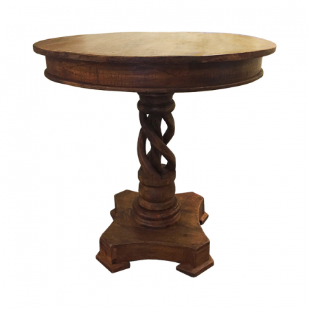 Carved Wooden Cake Table