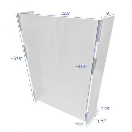 Clear Acrylic Divider (47.5" x 29.5")