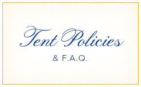 Tent Policies and FAQ Button